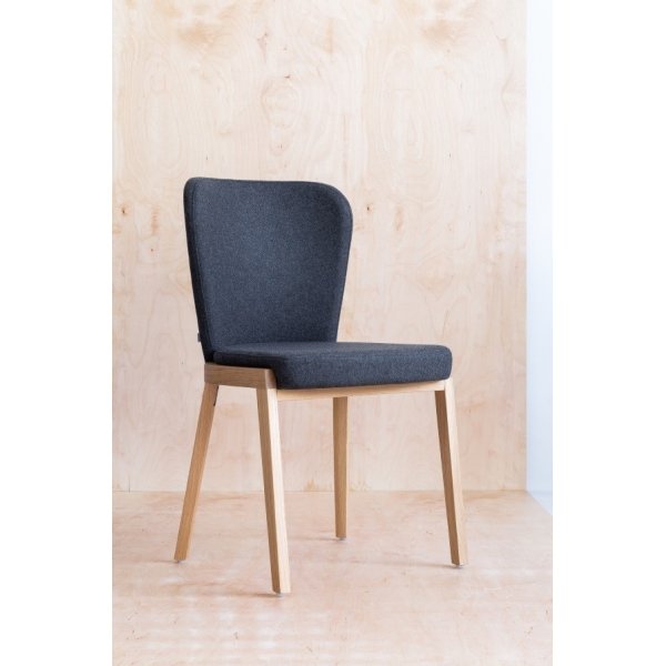 Chaise de salle  manger Lava - Couleur optionnelle du cadre et du rembourrage