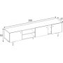 Colours mediabnk 200 cm - Bl