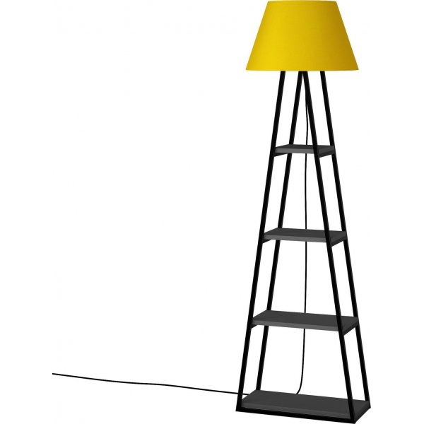 Pal golvlampa - Antracit/gul Pal golvlampa - Antracit/gul