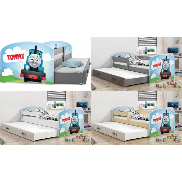 Vejle barnsäng med extrabädd 80 x 160 cm - Valfri sticker & färg Vejle barnsäng med extrabädd 80 x 160 cm - Valfri sticker & färg