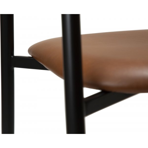 Fauteuil Rover - PU marron clair Fauteuil Rover - PU marron clair