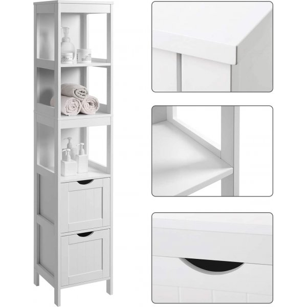 Armoire haute Annette - Blanc Armoire haute Annette - Blanc