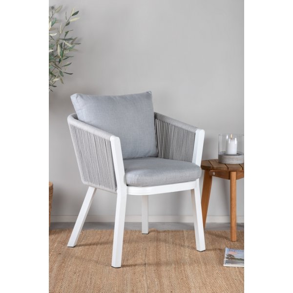 Virya matstol - Grå/Vit Virya matstol - Grå/Vit