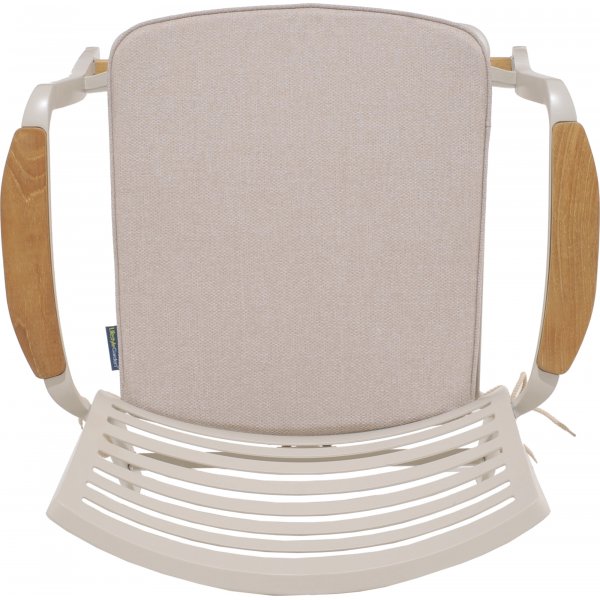 Portals lounge groep 5 - Wit/teak Portals lounge groep 5 - Wit/teak