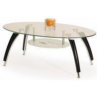 Samantha soffbord - Svart/glas Samantha soffbord - Svart/glas