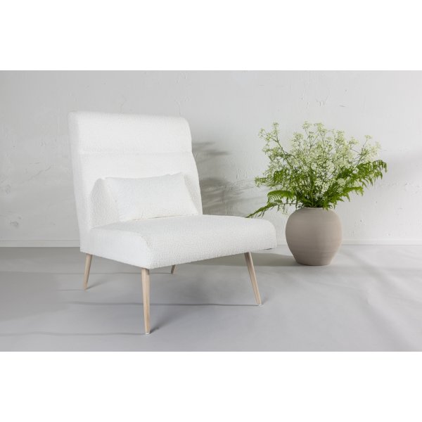 Bloom fåtölj - Vit teddy/Whitewash Bloom fåtölj - Vit teddy/Whitewash