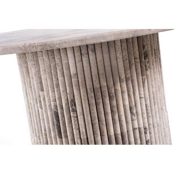 Pegani runt matbord i gråbeige marmor - Valfri storlek 105 eller 130 cm Pegani runt matbord i gråbeige marmor - Valfri storlek 105 eller 130 cm