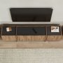 TV-b�nk Lorensa 180 cm - Atlantic Pine/Antracit