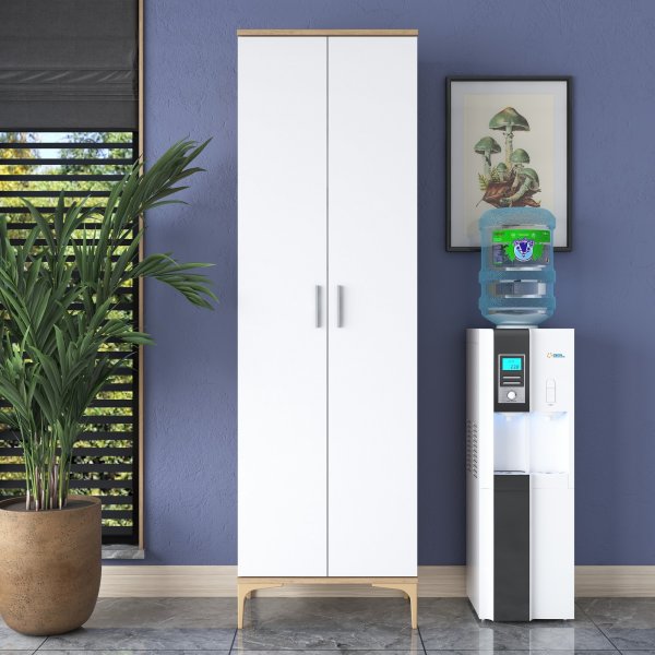 Armoire Jericho 102 - Noyer/blanc Armoire Jericho 102 - Noyer/blanc