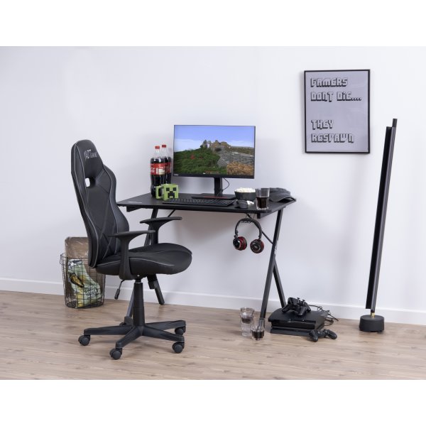 Bureau Mario | bureau d'ordinateur - Gris (100 cm)