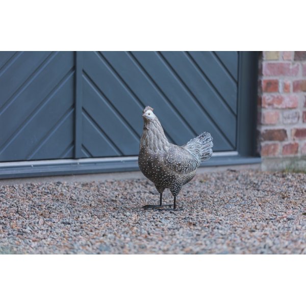 Décoration poule 31 x 18 x 39 cm - Beige Décoration poule 31 x 18 x 39 cm - Beige