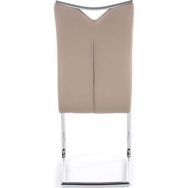 Stoel Annmarie - Cappuccino/chroom Stoel Annmarie - Cappuccino/chroom