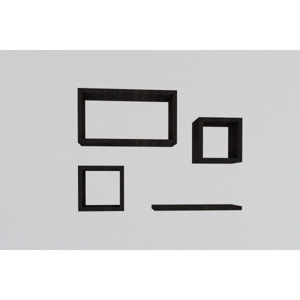 Babi wandplank - Antraciet Babi wandplank - Antraciet