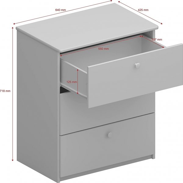 Memphis Dressoir - Grenen Memphis Dressoir - Grenen