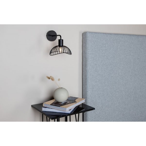 N�tthult v�gglampa kr�k - Svart