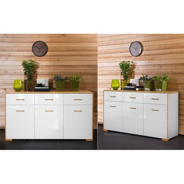 Gordon sideboard - Ek/vit Gordon sideboard - Ek/vit