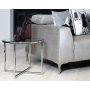 Irving runt lampbord - Krom/Glas