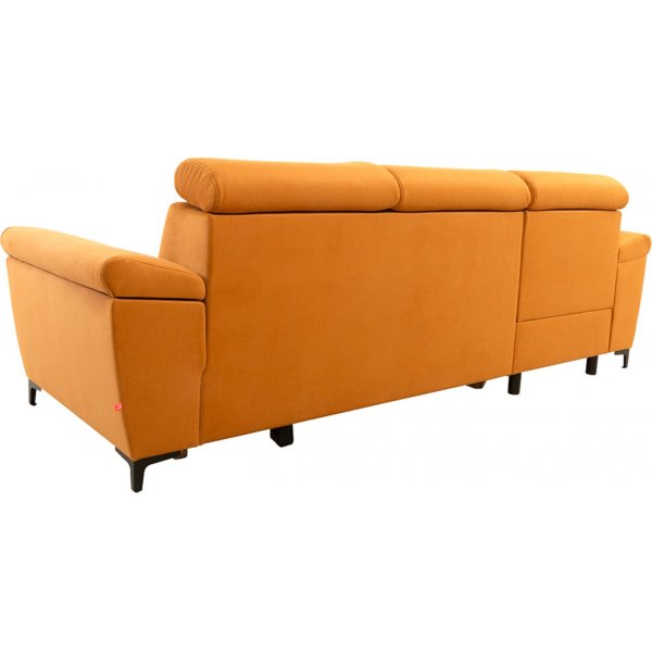 Santi slaapbank links - Oranje Santi slaapbank links - Oranje