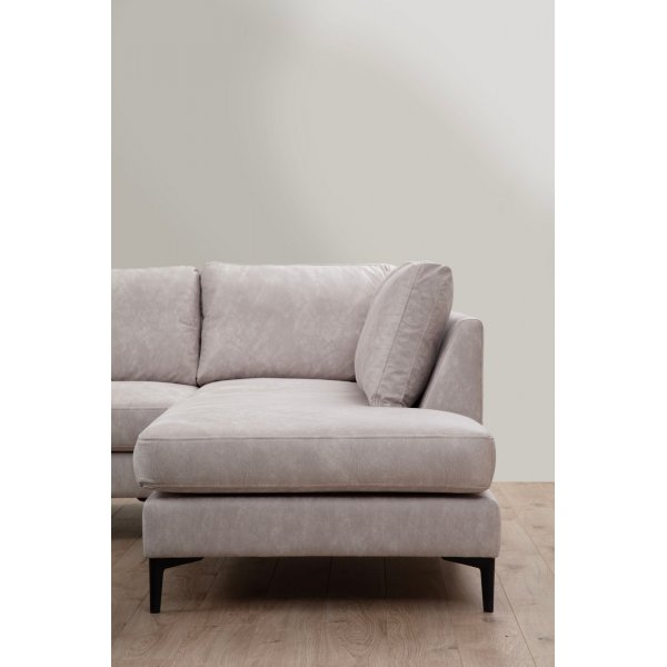 Canapé en U droit Braga - Beige Canapé en U droit Braga - Beige