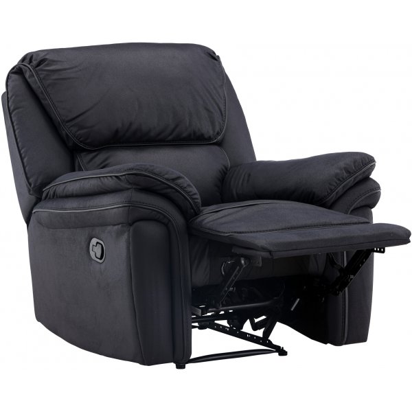 Saranda reclinerftlj - Svart