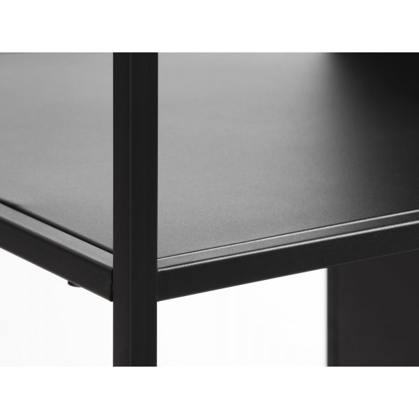 Bibliothèque métal noir Billy - 180x80 cm Bibliothèque métal noir Billy - 180x80 cm