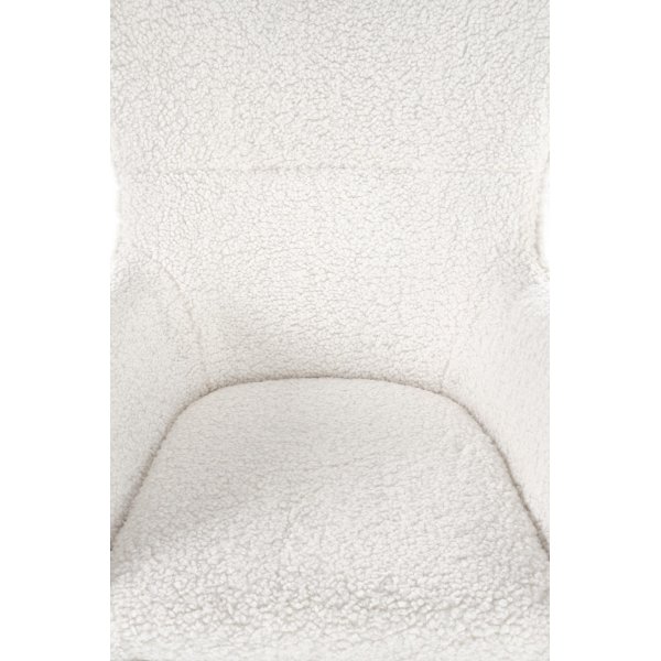 Chaise  bascule Doro - Blanc crme/or