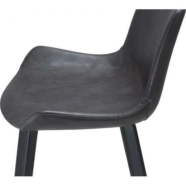 Hype barstol 91 cm - Grå PU Hype barstol 91 cm - Grå PU