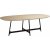 Table  manger Ooid 220 x 110 cm - Placage chne/noir