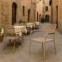 Stapelbar utestol beige - Pino