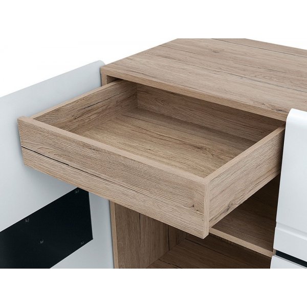 Hagfors sideboard - Vit/Svart Hagfors sideboard - Vit/Svart