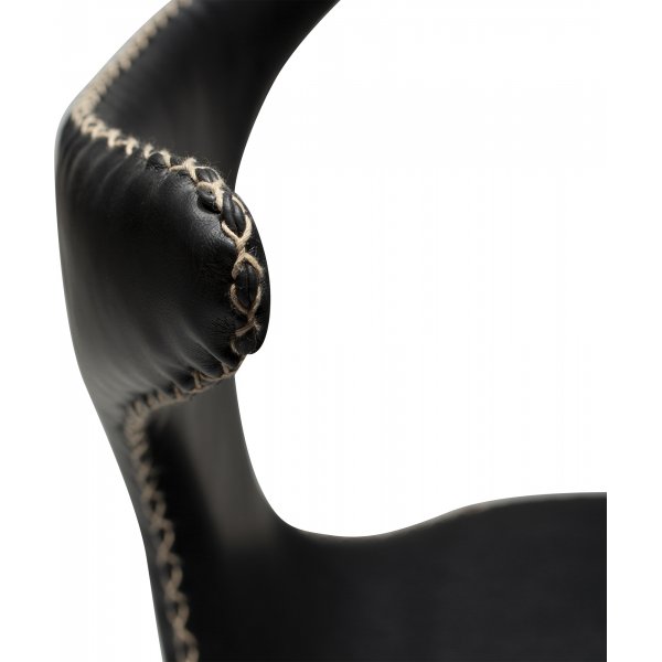 Dolphin barstol - Svart PU Dolphin barstol - Svart PU