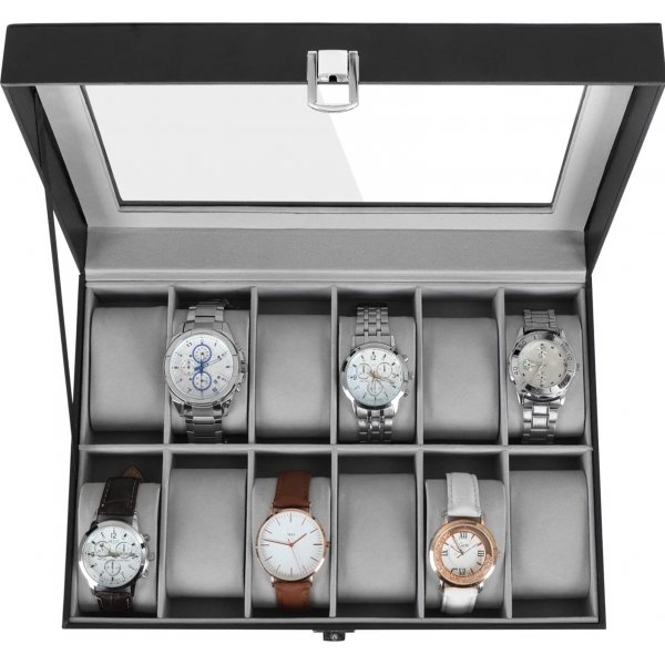 Coffret horloge Epok - Noir/gris Coffret horloge Epok - Noir/gris