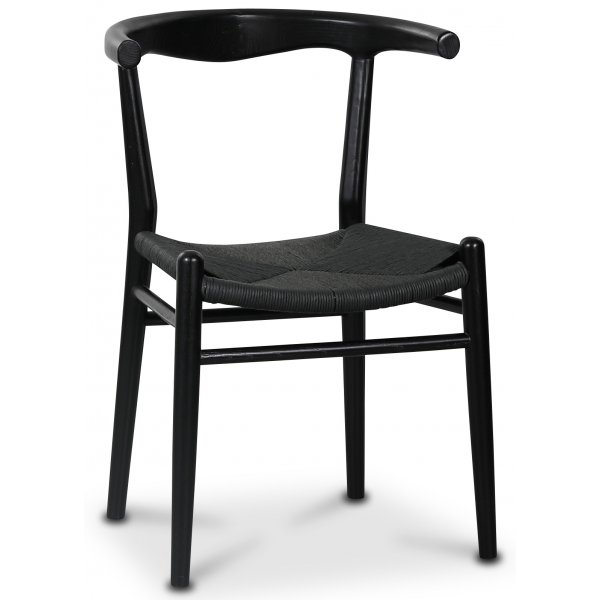 Matgrupp Smokey runt matbord 120 cm inkl 4 st Berit matstol - Gråbetsad ek/svart Matgrupp Smokey runt matbord 120 cm inkl 4 st Berit matstol - Gråbetsad ek/svart