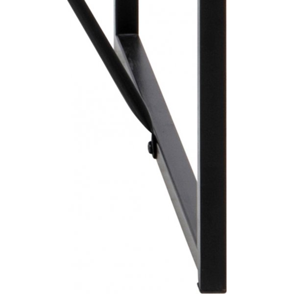 Mange-debout Seaford 120 x 60 cm - Noir