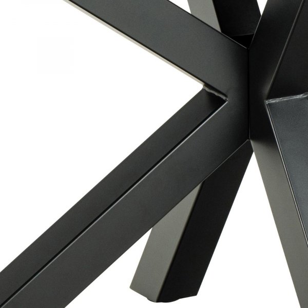 Heaven matbord 200 x 100 cm - Grå/matt svart Heaven matbord 200 x 100 cm - Grå/matt svart