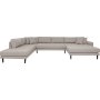 Lido u-sofa - Stone