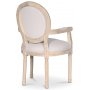 Cholet karmstol - Antik finish / Linne