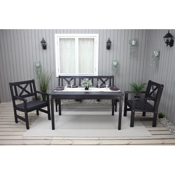 Bankgroep Europa - Klassiek zwart + Vlekverwijderaar voor meubels