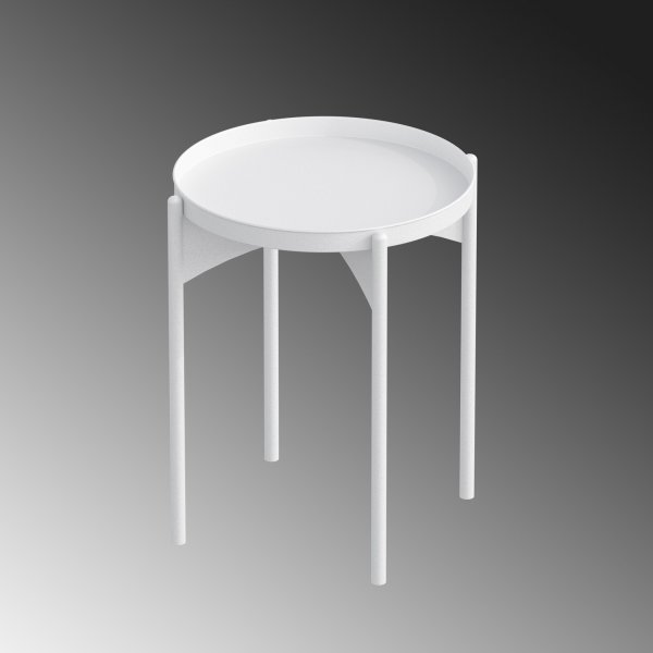 Vela soffbord Ø44 cm - Vit Vela soffbord Ø44 cm - Vit