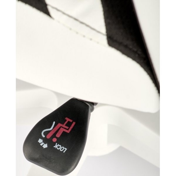 Chaise de bureau Erika - Blanc/noir Chaise de bureau Erika - Blanc/noir