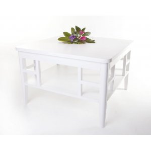 Table basse Paris 80 cm - Blanc