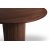 Table  manger ovale Nova en noyer 215x100 cm
