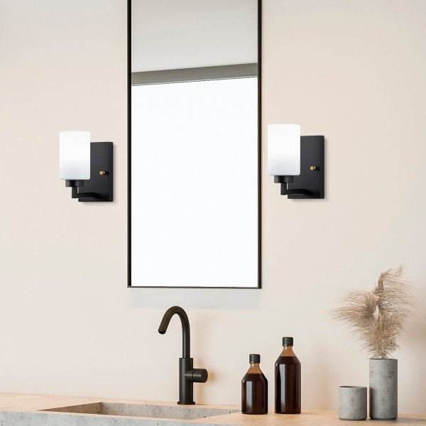 Hana wandlamp 13176 - Zwart