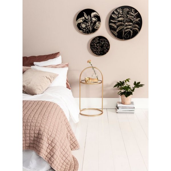 Dekorbricka Brilliant stor – Guld/svart Dekorbricka Brilliant stor – Guld/svart