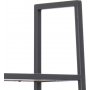 Seaford steghylla 77x174 cm - Ek/svart