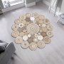 Sirkli matta - Beige