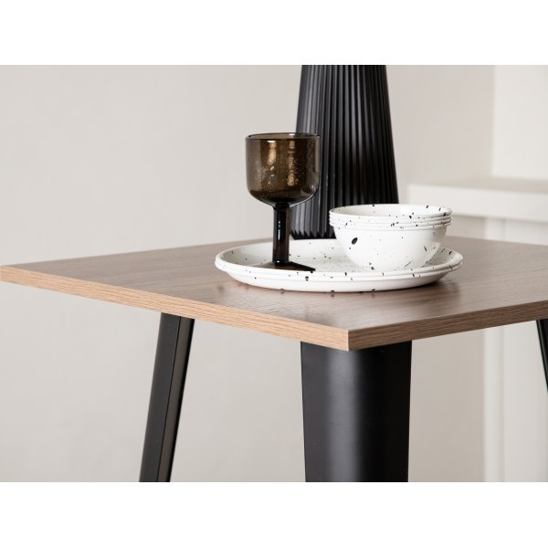 Table de bar Tempe 60 x 60 cm - Noyer