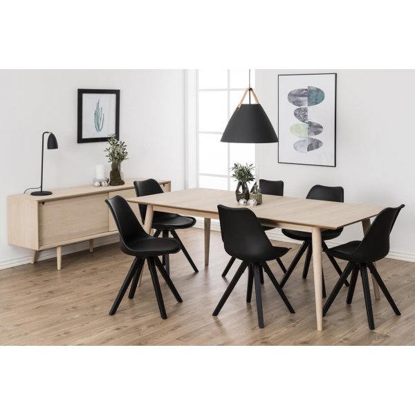 Century eettafel 200 cm - Wit gepigmenteerd eiken