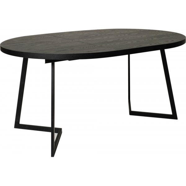 Table  manger Wendi 120-165 x 120 cm - Bote noire