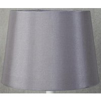 Siden lampskärm 20 cm - Mörkgrå Siden lampskärm 20 cm - Mörkgrå